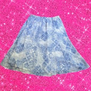 y2k periwinkle maxi skirt 🩵🪻💧
